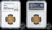SPAIN 2.50 PESETAS 2.50 PESETAS - Franco - -