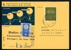 Bund Ballonpost Bund Ballonpost 5. Kinderdorfballonflug 1959 Canstatter Volksfest 5. Kinderdorfballonflug 1959 Canstatter Volksfest -