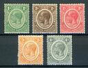 Belize/ Britisch Honduras Belize/ Britisch Honduras 89-93 mit Falz MiNr. 89-93 mit Falz -