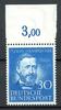 Bund Bund 161 postfrisch Oberrand MiNr. 161 postfrisch Oberrand -