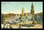 AK Dresden Altmarkt mit Kreuzkirche und Rathausturm um 1900 ungebraucht -