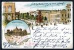AK Berlin Unter den Linden, Reichstag 1903 gebraucht -