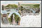 AK Bad Ems Rhein-Lahn-Kreis Malbergbahn, Kaiser Wilhelm Denkmal 1898 gebraucht -