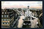 AK Kempten, Regierungsbezirk Schwaben Rathausplatz mit Brauerei 1906 gebraucht -