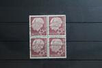 BRD BRD 186xW postfrisch als Viererblock mit waagerechten Paaren MiNr. 186xW postfrisch als Viererblock mit waagerechten Paaren -