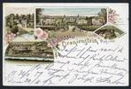 AK Oranienstein Diez Rhein-Lahn-Kreis Trinkhalle im Hain, Schloß 1905 gebraucht -