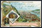 AK Heidelberg Total-Ansicht mit Schloß 1900 gebraucht -