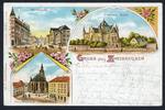 AK Zweibrücken Alexanderskirche, Maxstrasse, kath. Kirche 1900 gebraucht -