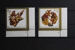 BRD BRD 1442-1443 postfrisch als Eckrand mit Formnummer 1 MiNr. 1442-1443 postfrisch als Eckrand mit Formnummer 1 -