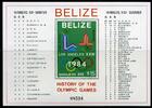 Olympiade 1984 Belize Block 37 a postfrisch Olympiade 1984 Belize Block 37 a postfrisch -