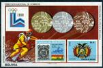 Bolivien Bolivien Block 102 postfrisch Olympiade 1980 Lake Placid MiNr. Block 102 postfrisch Olympiade 1980 Lake Placid -