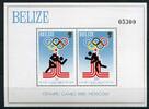 Belize Belize Block 10 postfrisch Olympiade 1980 MiNr. Block 10 postfrisch Olympiade 1980 -