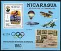 Nicaragua Nicaragua Block 111 postfrisch Olympia 1980 MiNr. Block 111 postfrisch Olympia 1980 -