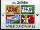 Gambia Gambia Block 6 postfrisch Fußball MiNr. Block 6 postfrisch Fußball -