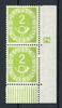 Bund Bund 123 DZ postfrisch verlaufener Gummi MiNr. 123 DZ postfrisch verlaufener Gummi -