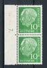 Bund Bund 183 y DZ 7 postfrisch im senkr. Paar MiNr. 183 y DZ 7 postfrisch im senkr. Paar -