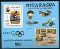 Nicaragua Nicaragua Block 111 postfrisch Olympiade 1980 MiNr. Block 111 postfrisch Olympiade 1980 -