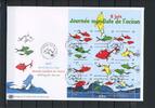UNO Genf ZD Bogen UNO Genf ZD Bogen 817-28 Fische Ersttagesbrief/FDC MiNr. 817-28 Fische Ersttagesbrief/FDC -