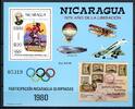 Nicaragua Nicaragua Block 111 postfrisch Olympiade 1980 MiNr. Block 111 postfrisch Olympiade 1980 -