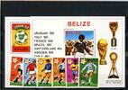 Belize Belize 614-619, Block 45-46 postfrisch Fußball MiNr. 614-619, Block 45-46 postfrisch Fußball -