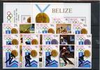 Belize 3erStreifen Belize 3erStreifen 501-508 mit Zf, Block 20-21 postfrisch Olympia MiNr. 501-508 mit Zf, Block 20-21 postfrisch Olympia -