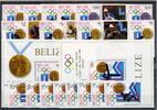Belize Belize 501-508 mit Zf A+B, Block 20-21 A postfrisch Olympia MiNr. 501-508 mit Zf A+B, Block 20-21 A postfrisch Olympia -