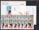 Belize Belize 432-439 A+B, Block 10-11 postfrisch Olympia MiNr. 432-439 A+B, Block 10-11 postfrisch Olympia -