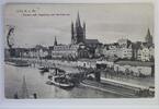 AK Köln a. Rh. Frankenwerft, Stapelhaus und Martinskirche 1910 gebraucht