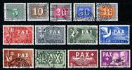 Schweiz Schweiz 447-459 gestempelt MiNr. 447-459 gestempelt -