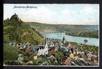 AK Braubach mittl. Rheintal mit Marksburg 1908 gebraucht -