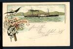 AK Bodensee Raddampfer 1897 gebraucht -