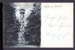 AK Pyrmont Spelunkenthurm 1898 gebraucht -