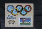 Gambia Gambia Block 38 mit 710 postfrisch Olympische Spiele MiNr. Block 38 mit 710 postfrisch Olympische Spiele -