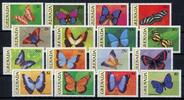Grenada Grenada 2215-2230 postfrisch Schmetterlinge MiNr. 2215-2230 postfrisch Schmetterlinge -