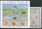 Grenada ZD Bogen Grenada ZD Bogen 2596-2607, Block 342 postfrisch Muscheln MiNr. 2596-2607, Block 342 postfrisch Muscheln -