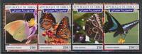 Dschibuti Einzelmarken Dschibuti Einzelmarken 3041-3044 postfrisch Schmetterling MiNr. 3041-3044 postfrisch Schmetterling -