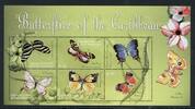 Grenada/ Grenadinen KB mit Grenada/ Grenadinen KB mit 3211-3216 postfrisch Schmetterling MiNr. 3211-3216 postfrisch Schmetterling -