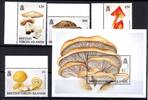 Jungferninseln Jungferninseln 755-758 + Bl. 73 postfrisch Pilze MiNr. 755-758 + Bl. 73 postfrisch Pilze -