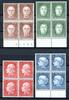 Bund 4er Blöcke Bund 4er Blöcke 200-203 postfrisch MiNr. 200-203 postfrisch -