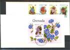 Grenada Grenada 1144-1147, Block 104 Schmetterling Ersttagesbrief/FDC MiNr. 1144-1147, Block 104 Schmetterling Ersttagesbrief/FDC -
