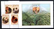 Grenada Grenada 1491-1494 + Bl. 162 postfrisch Pilze MiNr. 1491-1494 + Bl. 162 postfrisch Pilze -