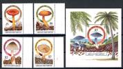 Grenada/ Grenadinen Grenada/ Grenadinen 771-774 + Bl. 111 postfrisch Pilze MiNr. 771-774 + Bl. 111 postfrisch Pilze -
