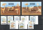 Uganda Uganda 950-957, Block 146-147 postfrisch Pilze MiNr. 950-957, Block 146-147 postfrisch Pilze -