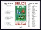Belize Belize Block 37a postfrisch Olympia 1980 Moskau MiNr. Block 37a postfrisch Olympia 1980 Moskau -