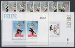 Belize Belize 432-439 + Bl. 10-11 postfrisch Olympia 1980 Moskau MiNr. 432-439 + Bl. 10-11 postfrisch Olympia 1980 Moskau -