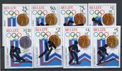 Belize Belize 501-508 B postfrisch Olympia 1980 Lake Placid MiNr. 501-508 B postfrisch Olympia 1980 Lake Placid -