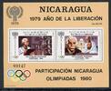 Nicaragua Nicaragua Block 113 postfrisch Olympia 1980 Lake Placid / Moskau MiNr. Block 113 postfrisch Olympia 1980 Lake Placid / Moskau -
