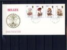 Belize Belize 930-33 Pilze Ersttagesbrief/FDC MiNr. 930-33 Pilze Ersttagesbrief/FDC -