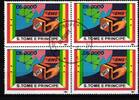 Sao Tome e Principe Sao Tome e Principe 1301 gestempelt als 4er Block MiNr. 1301 gestempelt als 4er Block -