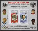 Nicaragua Nicaragua Block 110 A postfrisch Olympia 1980 Lake Placid / Moskau MiNr. Block 110 A postfrisch Olympia 1980 Lake Placid / Moska -